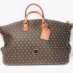 New Dooney & Bourke Gretta LogoWeekender Luggage Bag